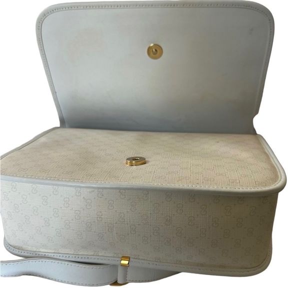 Gucci vintage beige Gg canvas shoulder bag - Picture 11 of 16